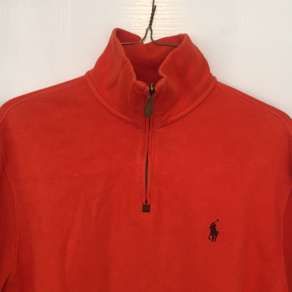 Men’s Polo cotton zip up shirt ! Very soft